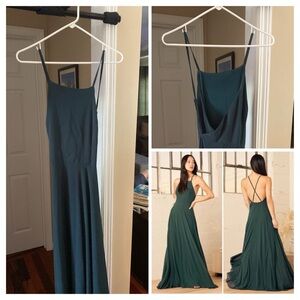 Lulus Dark Green Maxi Dress